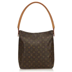 Louis Vuitton Vintage - Monogram Looping GM Bag - Brown - Monogram Canvas and Leather Handbag - Luxury High Quality - Avvenice