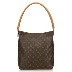 Louis Vuitton Vintage - Monogram Looping GM Bag - Brown - Monogram Canvas and Leather Handbag - Luxury High Quality - Avvenice