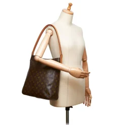 Louis Vuitton Vintage - Monogram Looping GM Bag - Brown - Monogram Canvas and Leather Handbag - Luxury High Quality - Avvenice