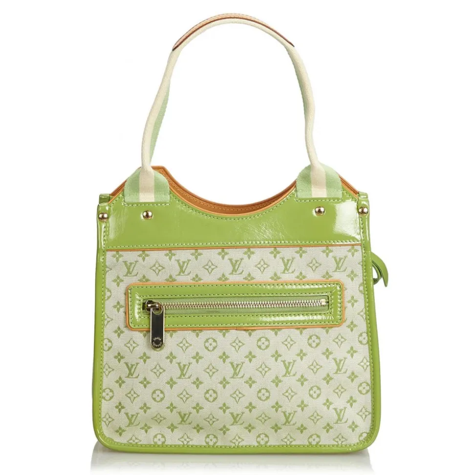 Louis Vuitton Vintage - Monogram Mini Lin Sac Kathleen Bag - Green - Monogram Leather Handbag - Luxury High Quality - Avvenice