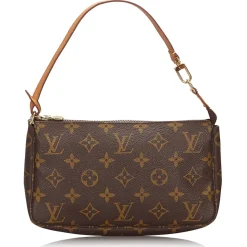 Louis Vuitton Vintage - Monogram Pochette Accessoires Bag - Brown - Leather Handbag - Luxury High Quality - Avvenice