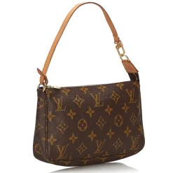 Louis Vuitton Vintage - Monogram Pochette Accessoires Bag - Brown - Leather Handbag - Luxury High Quality - Avvenice