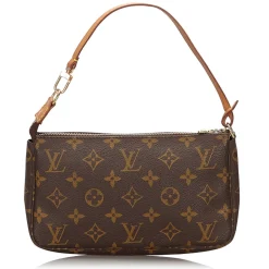 Louis Vuitton Vintage - Monogram Pochette Accessoires Bag - Brown - Leather Handbag - Luxury High Quality - Avvenice