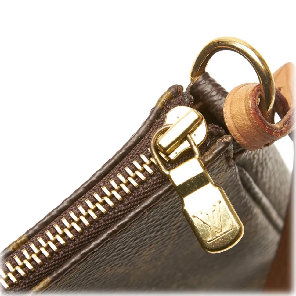 Louis Vuitton Vintage - Monogram Pochette Accessoires Bag - Brown - Leather Handbag - Luxury High Quality - Avvenice