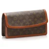 Louis Vuitton Vintage - Monogram Pochette Dame GM - Brown - Monogram Canvas and Calf Leather Clutch Bag - Luxury High Quality - Avvenice