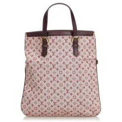 Louis Vuitton Vintage - Monogram Mini Lin Francoise Bag - Pink Brown - Monogram Leather Handbag - Luxury High Quality - Avvenice