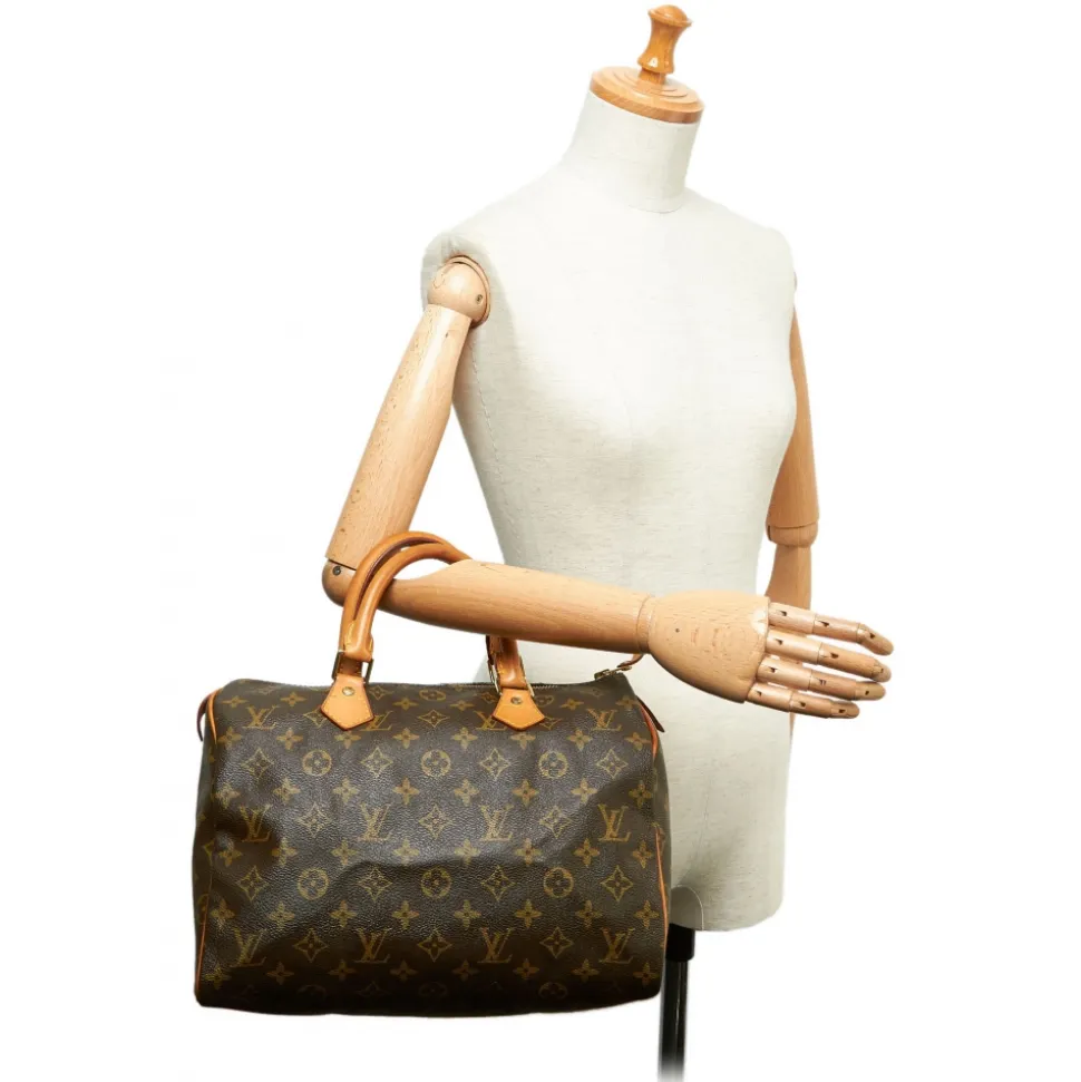 Louis Vuitton Vintage - Monogram Speedy 30 Bag - Brown - Leather Handbag - Luxury High Quality - Avvenice