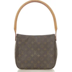 Louis Vuitton Vintage - Monogram Looping MM - Brown - Monogram Canvas and Vachetta Leather Shoulder Bag - Luxury High Quality - Avvenice