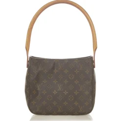 Louis Vuitton Vintage - Monogram Looping MM - Brown - Monogram Canvas and Vachetta Leather Shoulder Bag - Luxury High Quality - Avvenice