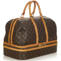 Louis Vuitton Vintage - Monogram Sac Sport - Brown - Monogram Canvas and Vachetta Leather Travel Bag - Luxury High Quality - Avvenice