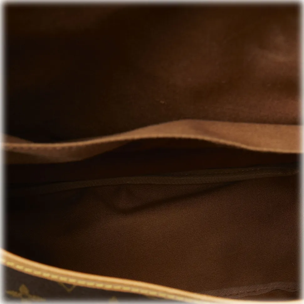 Louis Vuitton Vintage - Monogram Saumur 35 - Brown - Monogram Canvas and Vachetta Leather Crossbody Bag - Luxury High Quality - Avvenice