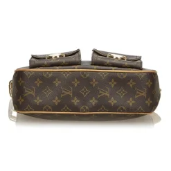 Louis Vuitton Vintage - Monogram Hudson GM Bag - Brown - Monogram Canvas and Leather Handbag - Luxury High Quality - Avvenice