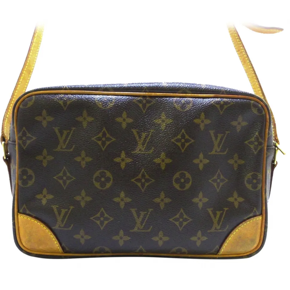 Louis Vuitton Vintage - Monogram Trocadero 27 - Brown - Monogram Canvas Crossbody Bag - Luxury High Quality - Avvenice