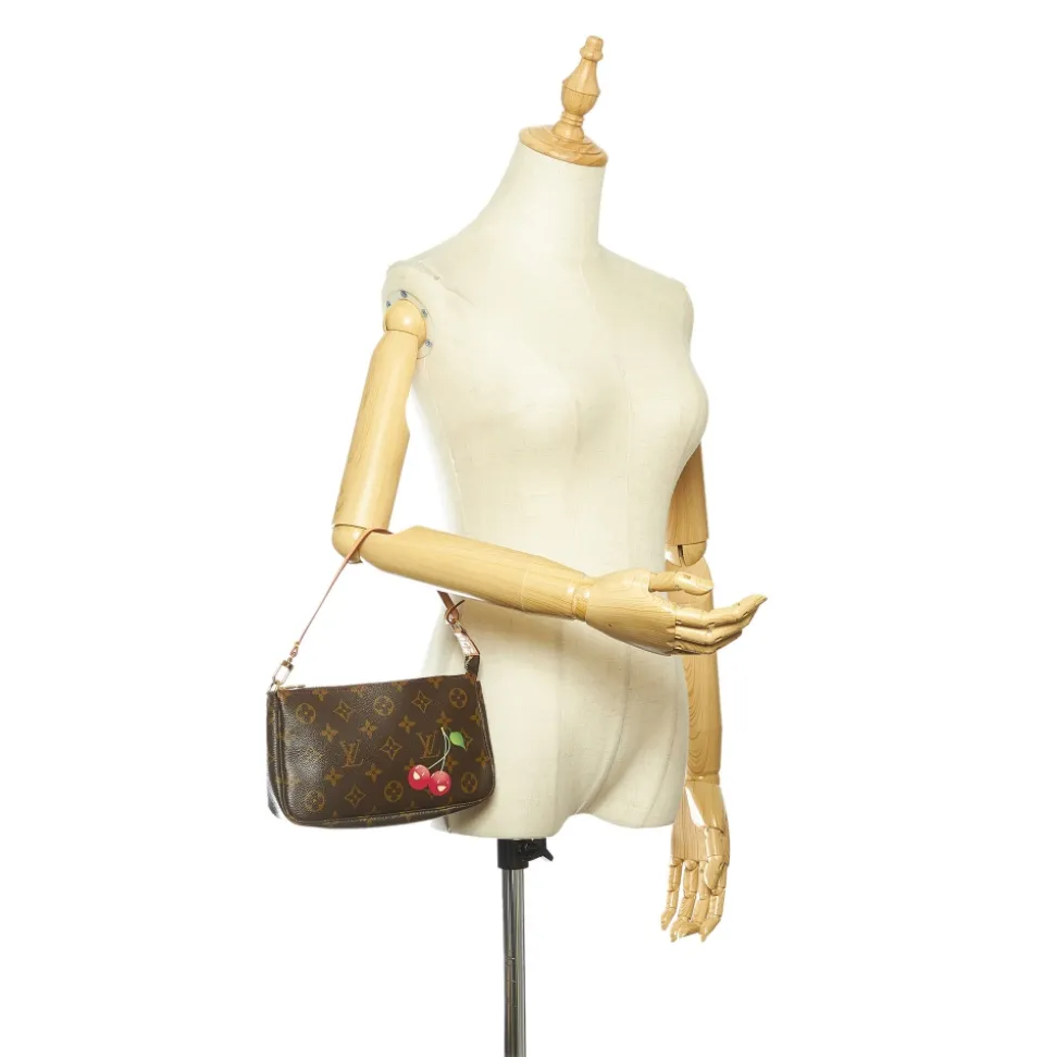 Louis Vuitton Vintage - Monogram Cerises Pochette Accessoires Bag - Brown - Monogram Leather Handbag - Luxury High Quality - Avvenice