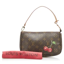 Louis Vuitton Vintage - Monogram Cerises Pochette Accessoires Bag - Brown - Monogram Leather Handbag - Luxury High Quality - Avvenice