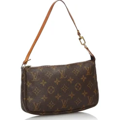 Louis Vuitton Vintage - Monogram Pochette Accessoires Bag - Brown - Leather Handbag - Luxury High Quality - Avvenice