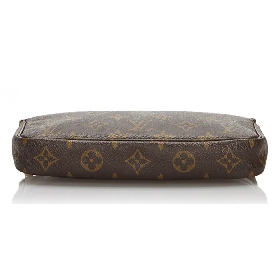 Louis Vuitton Vintage - Monogram Pochette Accessoires Bag - Brown - Leather Handbag - Luxury High Quality - Avvenice