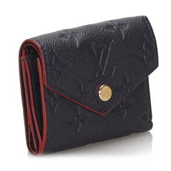 Louis Vuitton Vintage - Monogram Empreinte Zoe Wallet - Black - Leather and Calf Wallet - Luxury High Quality - Avvenice