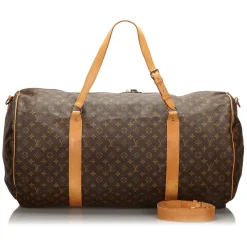 Louis Vuitton Vintage - Monogram Sac Polochon 65 Bag - Brown - Monogram Canvas and Leather Handbag - Luxury High Quality - Avvenice
