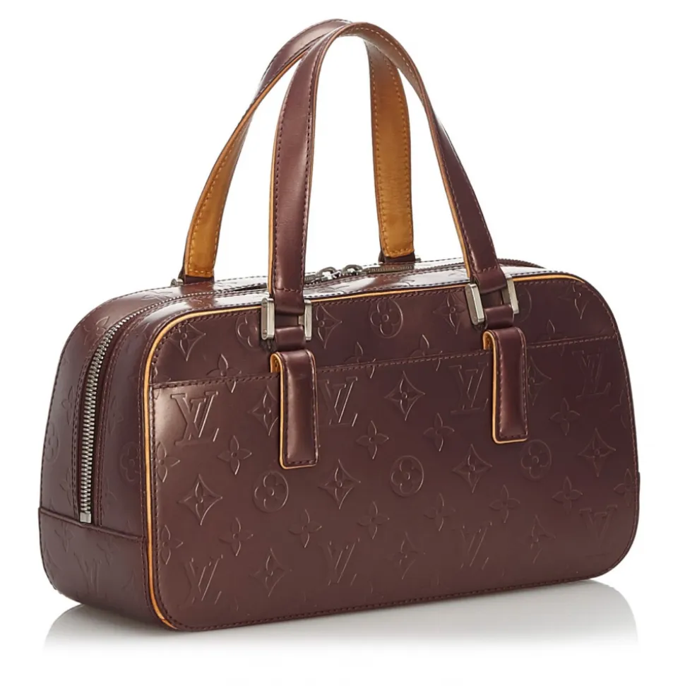 Louis Vuitton Vintage - Monogram Glace Shelton Bag - Dark Brown - Leather and Vernis Leather Handbag - Luxury High Quality - Avvenice