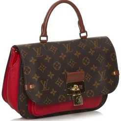 Louis Vuitton Vintage - Monogram Vaugirard - Brown Red - Leather Handbag - Luxury High Quality - Avvenice