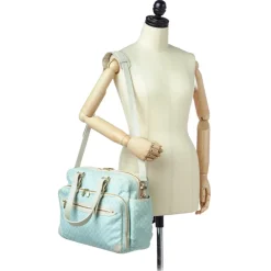 Louis Vuitton Vintage - Monogram Mini LinSac a Langer Light Blue - Monogram Canvas and Calf Leather Satchel -Luxury High Quality - Avvenice