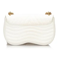 Louis Vuitton Vintage - New Wave Chain Bag MM - White - Leather and Metal Handbag - Luxury High Quality - Avvenice