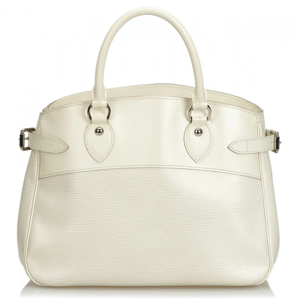 Louis Vuitton Vintage - Passy PM Bag - White Ivory - Leather and Epi Leather Handbag - Luxury High Quality - Avvenice