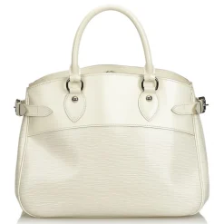 Louis Vuitton Vintage - Passy PM Bag - White Ivory - Leather and Epi Leather Handbag - Luxury High Quality - Avvenice