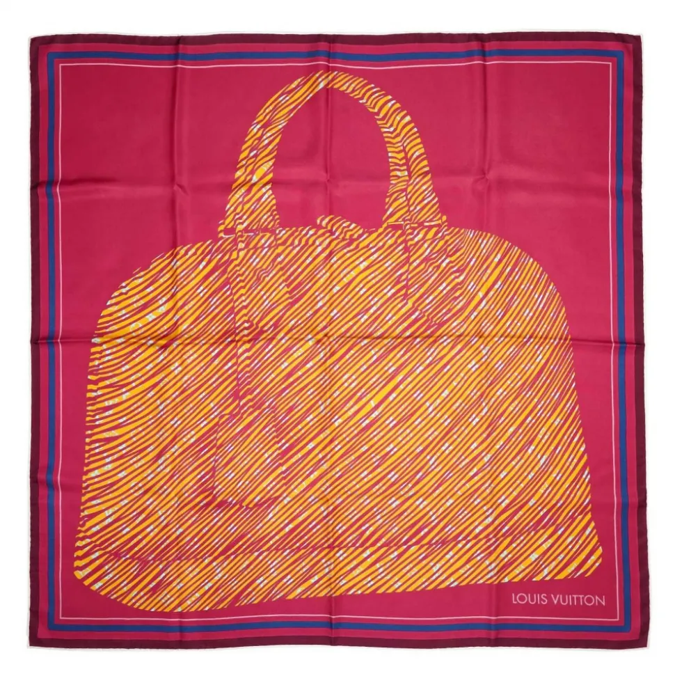 Louis Vuitton Vintage - Printed Silk Scarf - Pink - LV Silk Scarf - Luxury High Quality - Avvenice