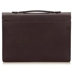 Louis Vuitton Vintage - Serviette Kourad Briefcase - Black - Leather and Taiga Leather Briefcase - Luxury High Quality - Avvenice