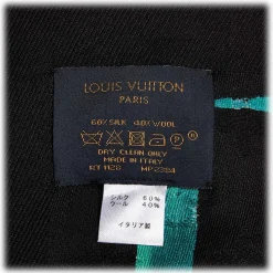 Louis Vuitton Vintage - Splash Scarf - Black - Silk and Wool Scarf - Luxury High Quality - Avvenice