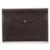 Louis Vuitton Vintage - Taiga Document Case Clutch Bag - Red Burgundy - Taiga Leather Pochette - Luxury High Quality - Avvenice