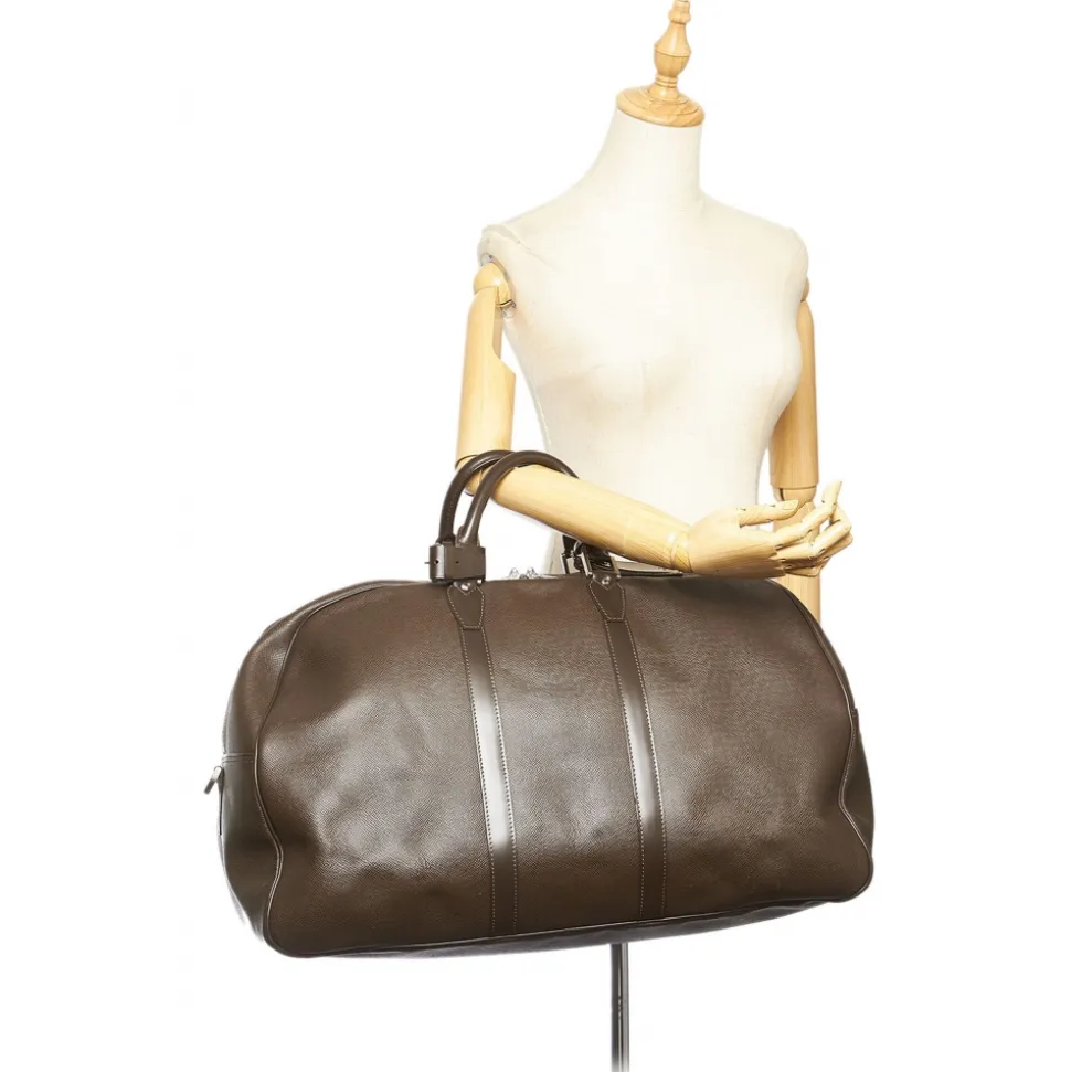 Louis Vuitton Vintage - Taiga Kendall PM - Dark Brown - Taiga Leather Travel Bag - Luxury High Quality - Avvenice