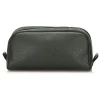 Louis Vuitton Vintage - Taiga Trousse Toilette PM Pouch - Dark Green - Leather and Taiga Leather Pouch - Luxury High Quality - Avvenice