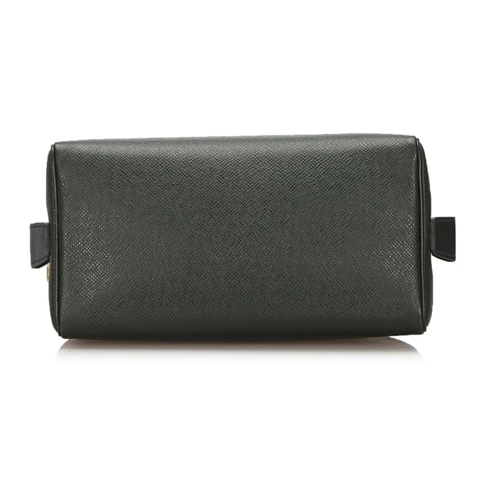 Louis Vuitton Vintage - Taiga Trousse Toilette PM Pouch - Dark Green - Leather and Taiga Leather Pouch - Luxury High Quality - Avvenice