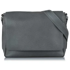 Louis Vuitton Vintage - Taiga Roman MM - Dark Gray - Taiga Leather Crossbody Bag - Luxury High Quality - Avvenice