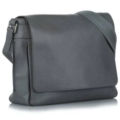 Louis Vuitton Vintage - Taiga Roman MM - Dark Gray - Taiga Leather Crossbody Bag - Luxury High Quality - Avvenice