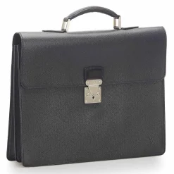 Louis Vuitton Vintage - Taiga Robusto 1 Briefcase - Black - Taiga Leather Business Bag - Luxury High Quality - Avvenice
