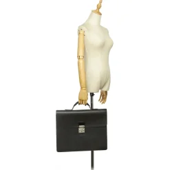 Louis Vuitton Vintage - Taiga Robusto 1 Briefcase - Black - Taiga Leather Business Bag - Luxury High Quality - Avvenice