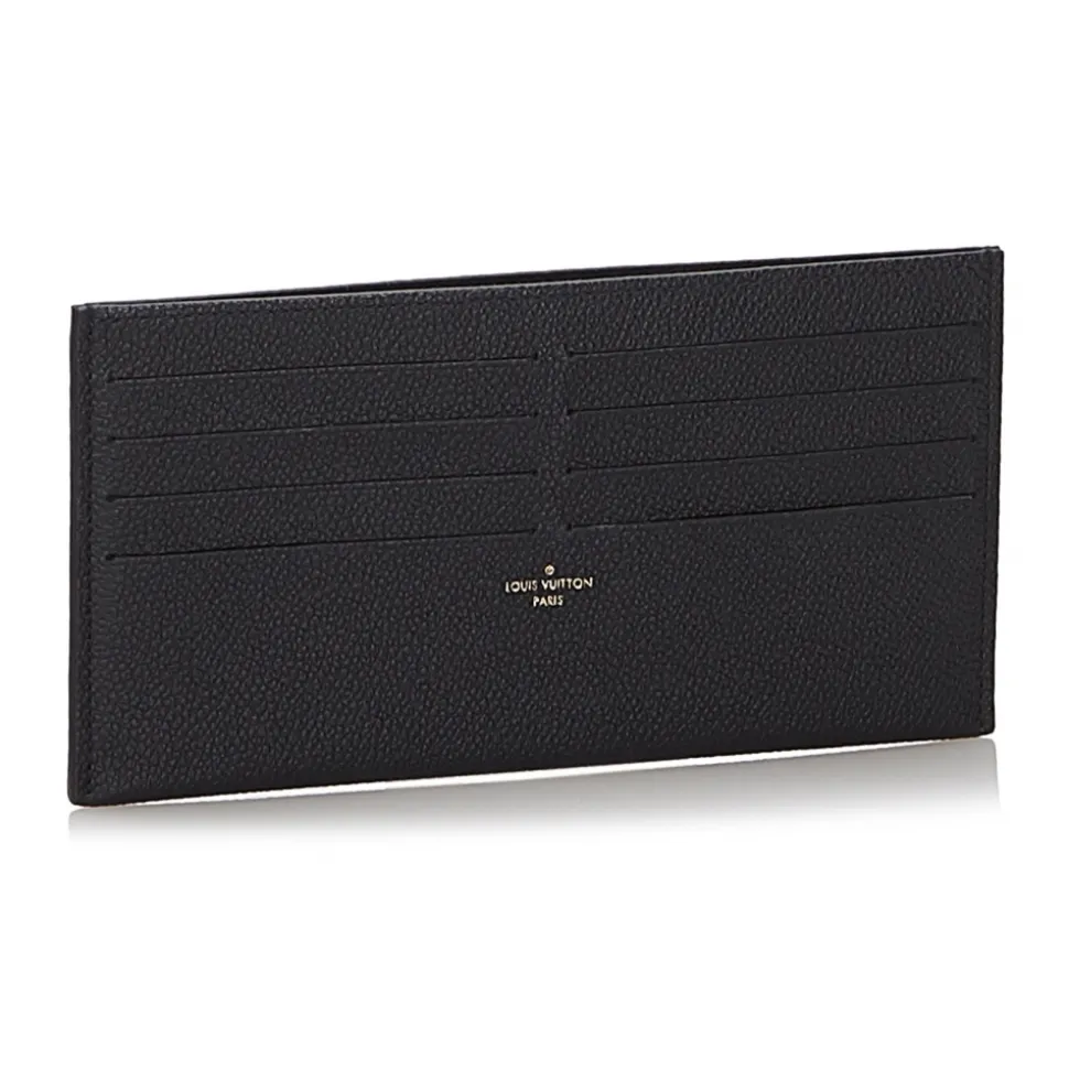 Louis Vuitton Vintage - Taiga Pochette Felicie Insert Pouch - Black - Leather and Taiga Leather Pouch - Luxury High Quality - Avvenice