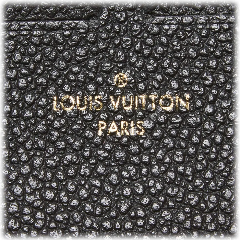 Louis Vuitton Vintage - Taiga Pochette Felicie Insert Pouch - Black - Leather and Taiga Leather Pouch - Luxury High Quality - Avvenice