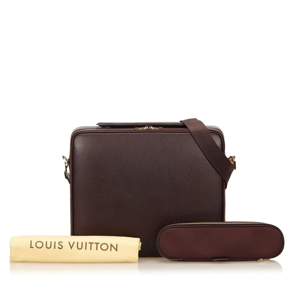 Louis Vuitton Vintage - Taiga Odessa Bag - Black - Taiga Leather and Leather Handbag - Luxury High Quality - Avvenice