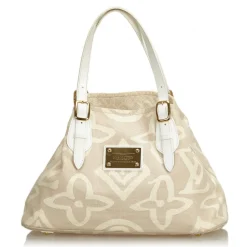 Louis Vuitton Vintage - Tahitienne Cabas PM Bag - Brown Beige - Canvas and Leather Handbag - Luxury High Quality - Avvenice