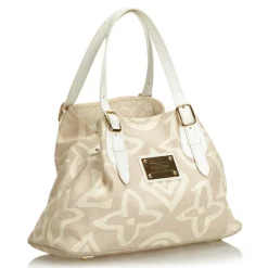 Louis Vuitton Vintage - Tahitienne Cabas PM Bag - Brown Beige - Canvas and Leather Handbag - Luxury High Quality - Avvenice