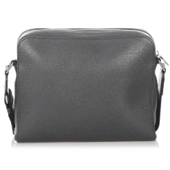 Louis Vuitton Vintage - Taiga Anton Messenger PM - Black - Taiga Leather Crossbody Bag - Luxury High Quality - Avvenice