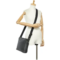 Louis Vuitton Vintage - Taiga Anton Messenger PM - Black - Taiga Leather Crossbody Bag - Luxury High Quality - Avvenice