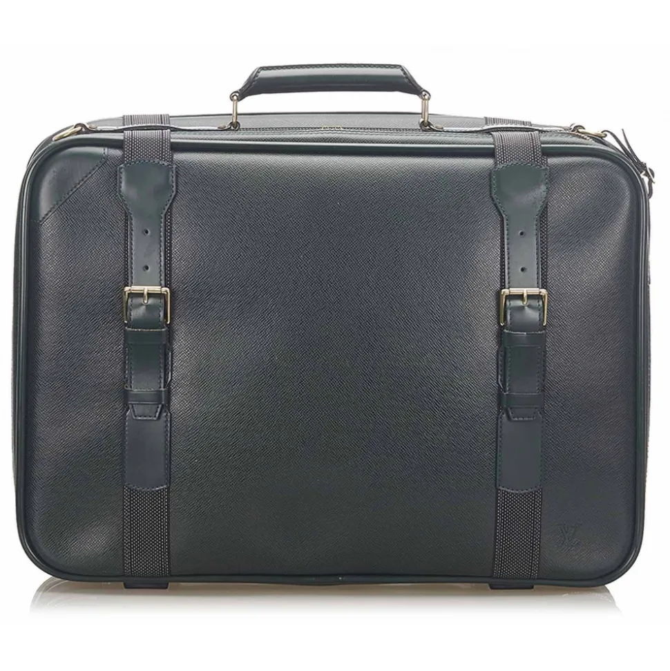Louis Vuitton Vintage - Taiga Satellite 53 - Dark Green - Taiga Leather Travel Bag - Luxury High Quality - Avvenice