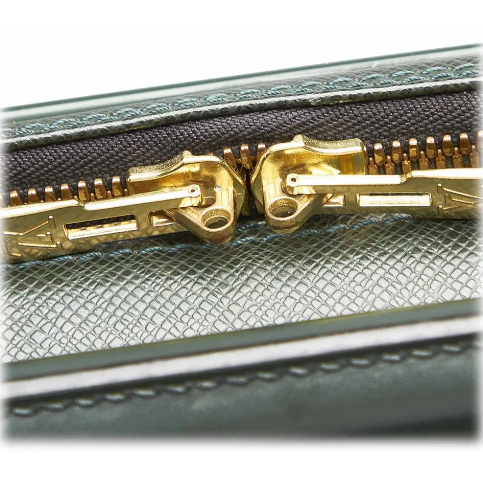 Louis Vuitton Vintage - Taiga Satellite 53 - Dark Green - Taiga Leather Travel Bag - Luxury High Quality - Avvenice