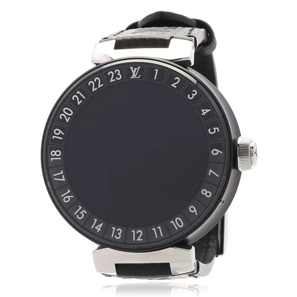 Louis Vuitton Vintage - Tambour Horizon QA051 - Black - LV Watch - Luxury High Quality - Avvenice